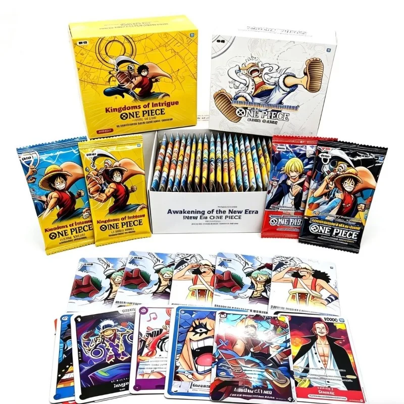 300 piezas/caja, tarjetas de One Piece Luffy serie OP05, juego de cartas coleccionables en inglés Awakening Of The New Era, juguetes de batalla, regalo coleccionable