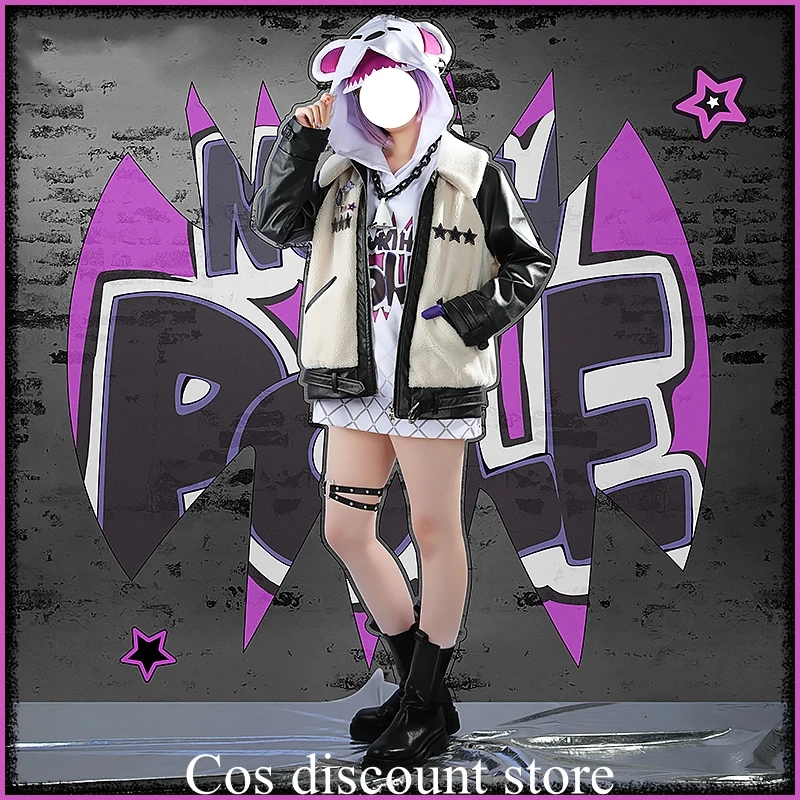 

Vtuber NIJISANJI Selen Tatsuki Cosplay Costume Women Men Fashion Coat Hoodie Winter Casual Suit Daily Wear Party COS Clothes New