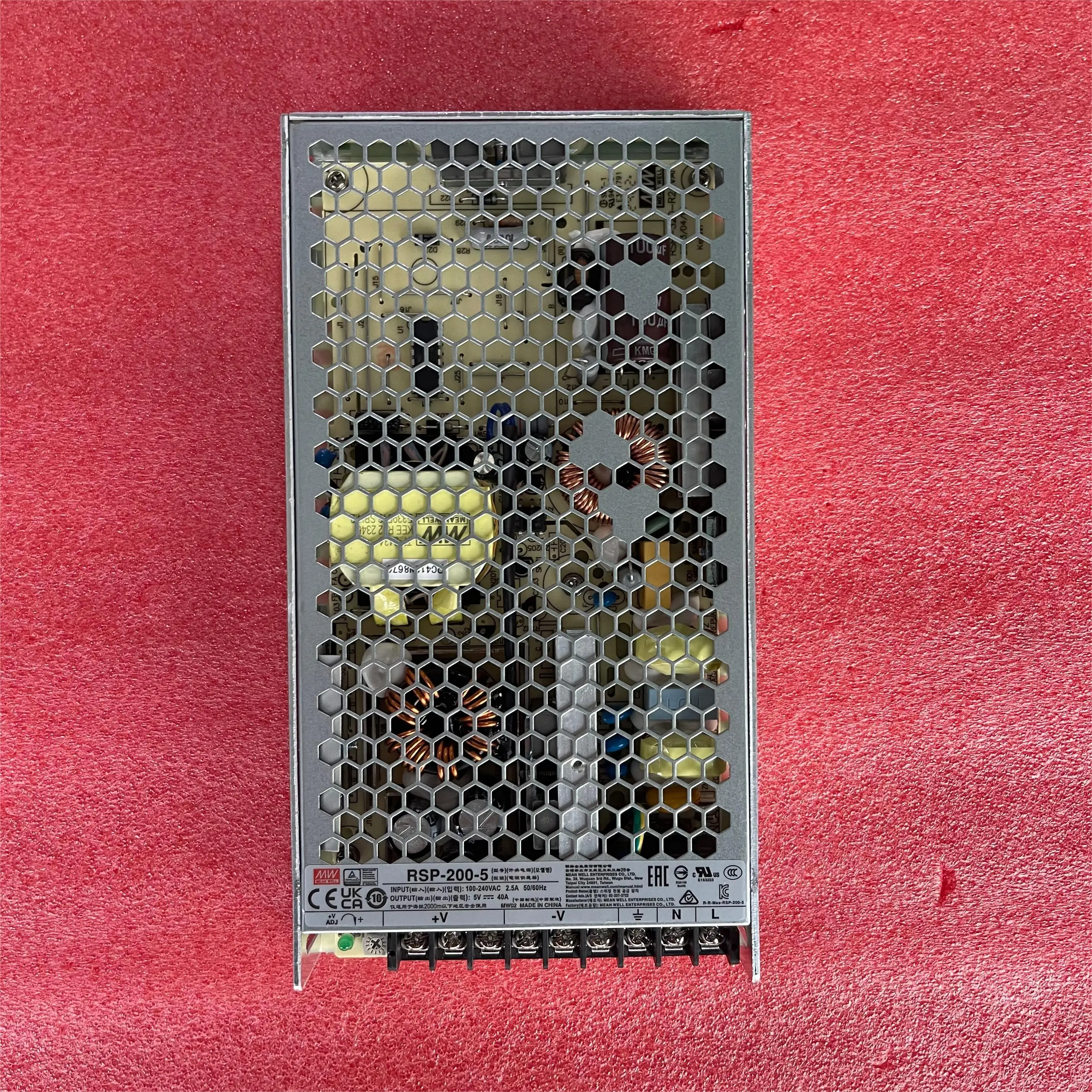 RSP-200 يعني جيدا RSP-200-24 يعني جيدا RSP-200 24V LED مصدر الطاقة 201.6W 8.4A