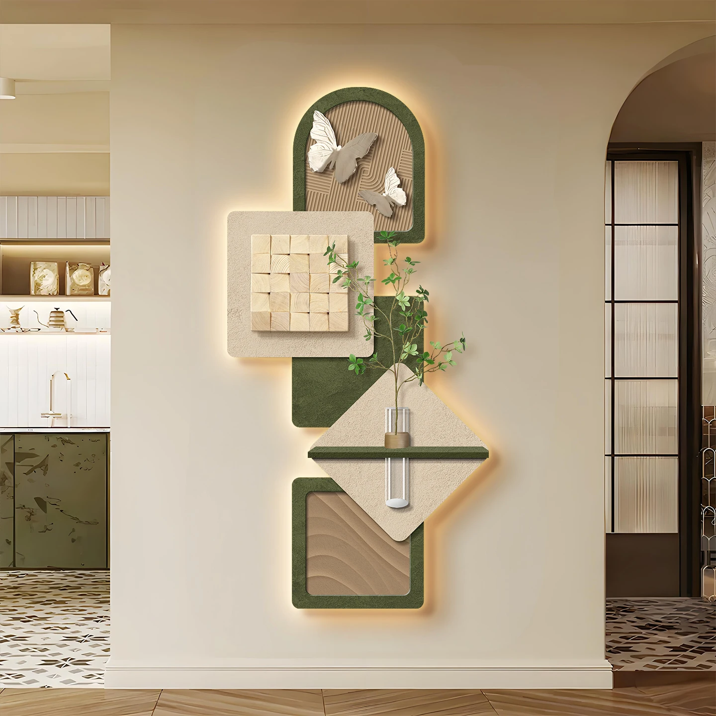 Modern Entrance Pai…