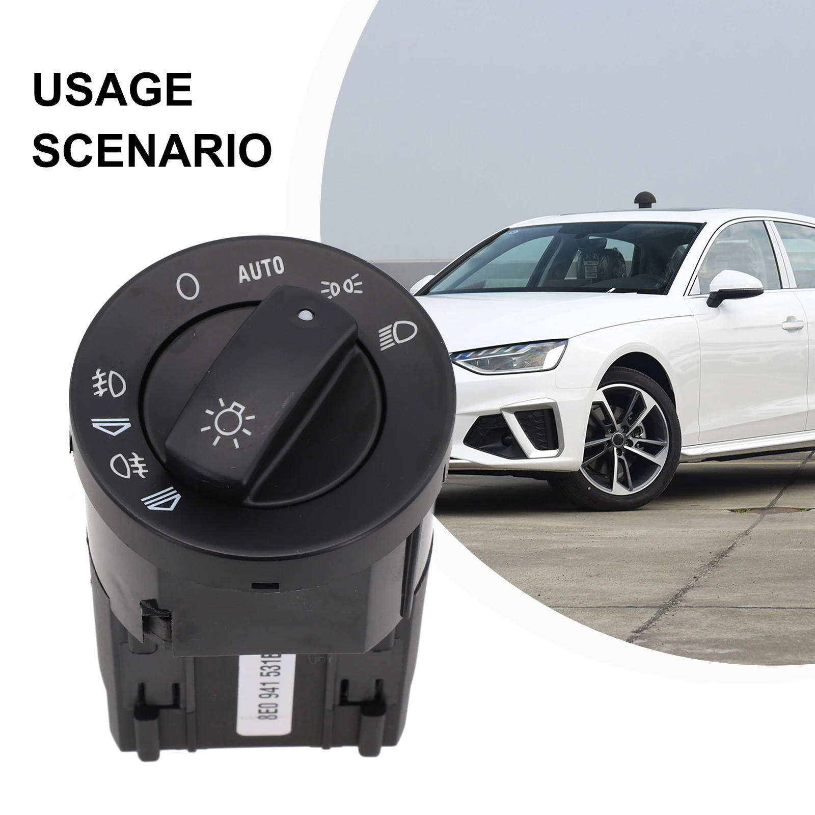 

8E0941531D Auto Headlight Fog Lights Switch Control For A4 For B6 For B7 For RS4 Easy Installation Improved Functionality