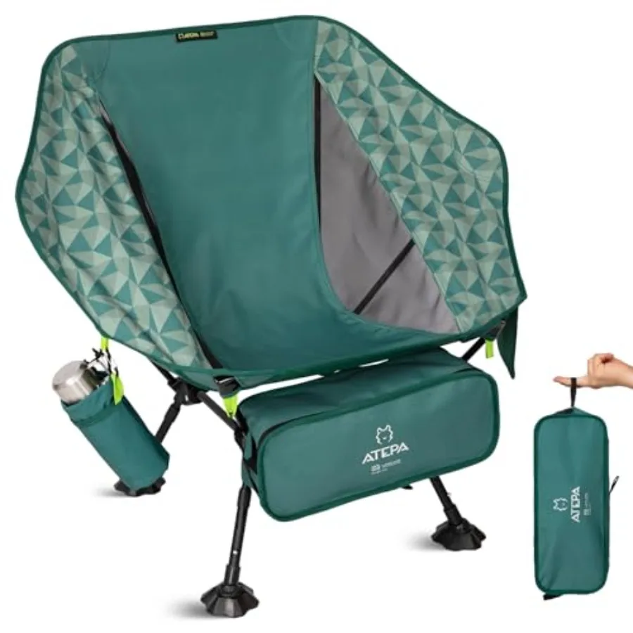 

UFO3.0 Ultralight Backpacking Chair, 330 lbs Heavy-Duty Aerospace Aluminum Folding Camp Chair with Hexagon Ergonomic Seat Anti-