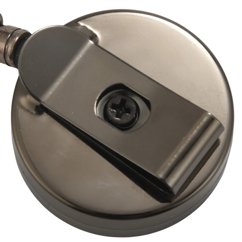 Titular do crachá retrátil com Belt Clip, Reel ID Badge Holder, Chaveiro, 2 Pcs Titular do Cartão, 2 Pacotes