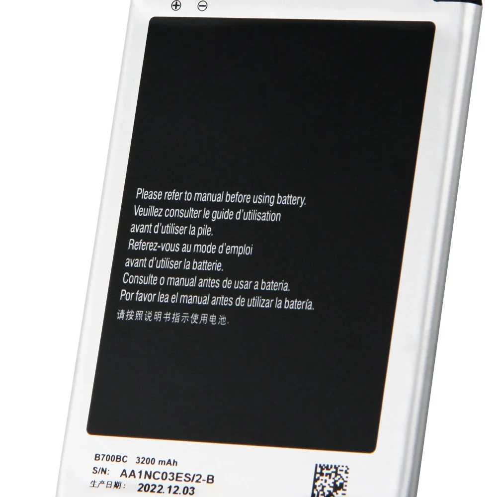 NEW Replacement Battery B700BC For Samsung Galaxy Mega 6.3 8GB I9200 B700BE Phone Battery 3200mAh