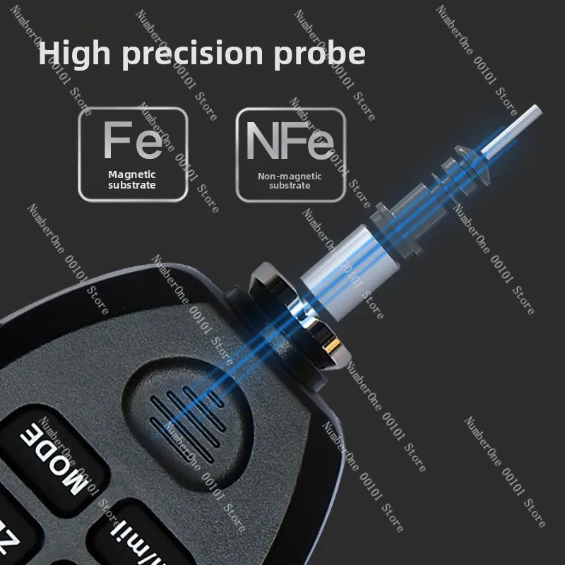 Coating Thickness Gauge High Precision Iron Aluminum Dual Purpose Car Paint Film Thickness Tester