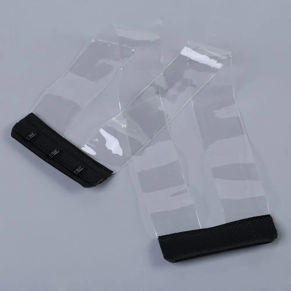 

Adjustable Non Slip 3 Hooks Solid Color Elastic Band Transparent Bra Extender Bra Buckle Extension Buckle Bra Accessories