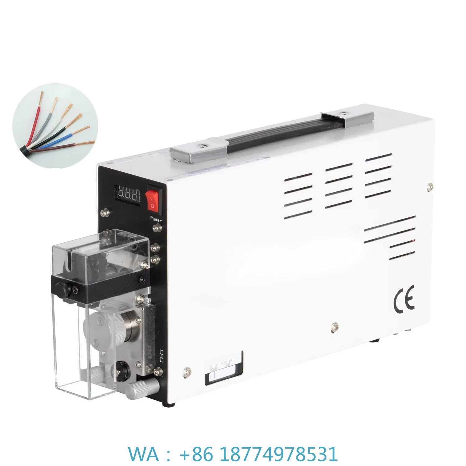 Processing Speed 2pcs/s EW-1090 High Efficiency Electric Wire and Cable Stripper 0.03-4mm2 Precision 0.01mm