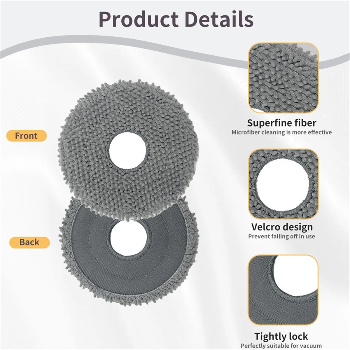 لـ Roborock Qrevo Curv، ملحقات مكنسة الروبوت بحافة كريفو، فرشاة جانبية رئيسية، فلتر Hepa، أكياس غبار من القماش