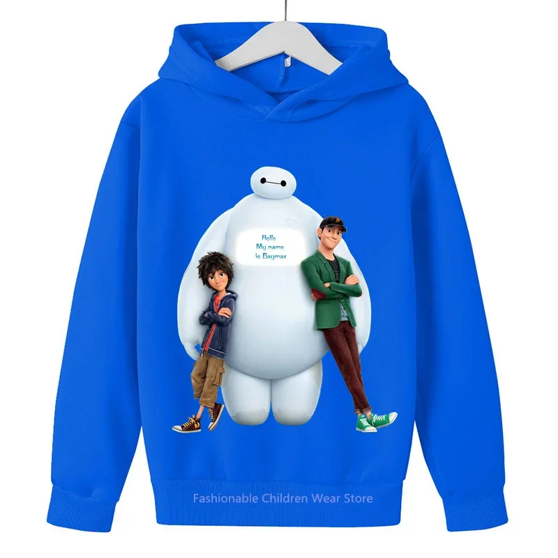 New cartoon character superhero Big White Kids' blazer Outdoor hoodie for winter 2024