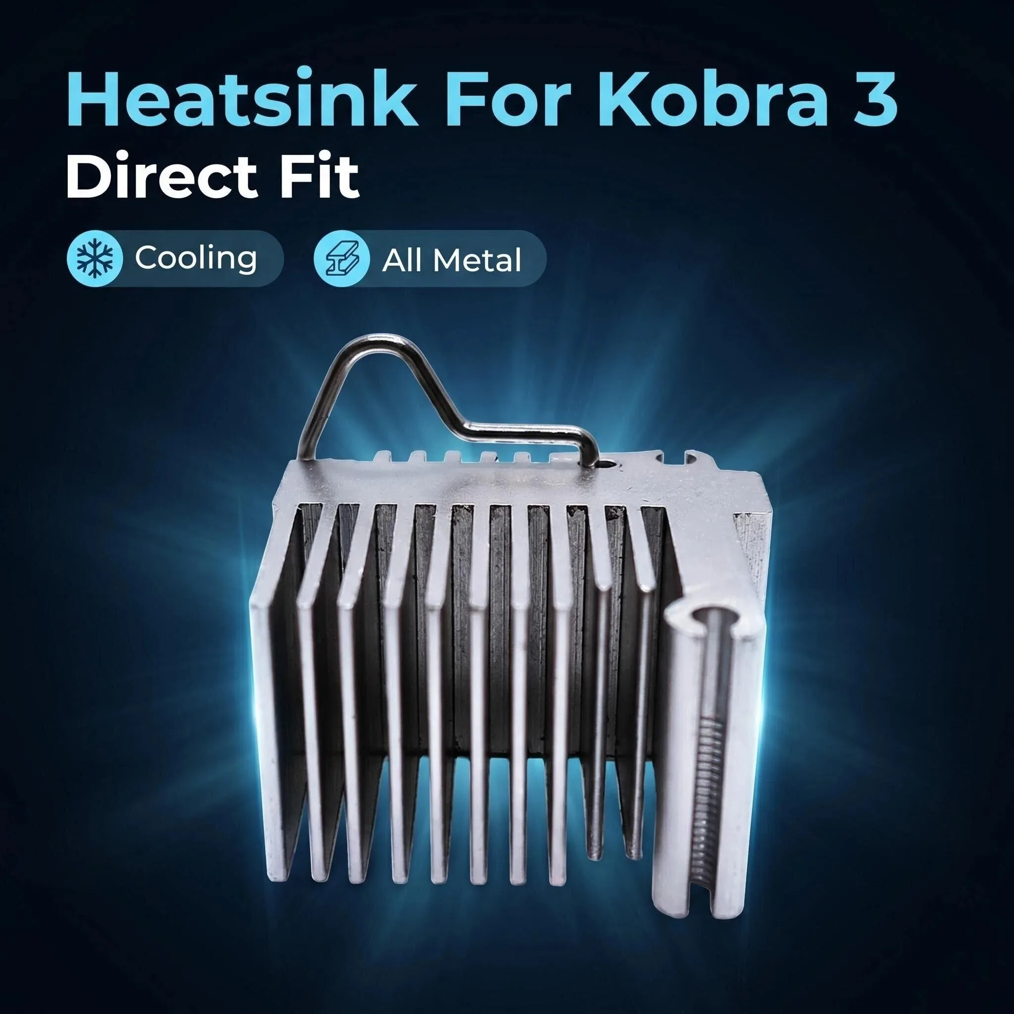 Für Anycubic Kobra 3 Combo Hotend mit Heatbreak, Düse, Thermistor, Heizblock für Anycubic Kobra3 Druckkopf Hot End – Detail 6