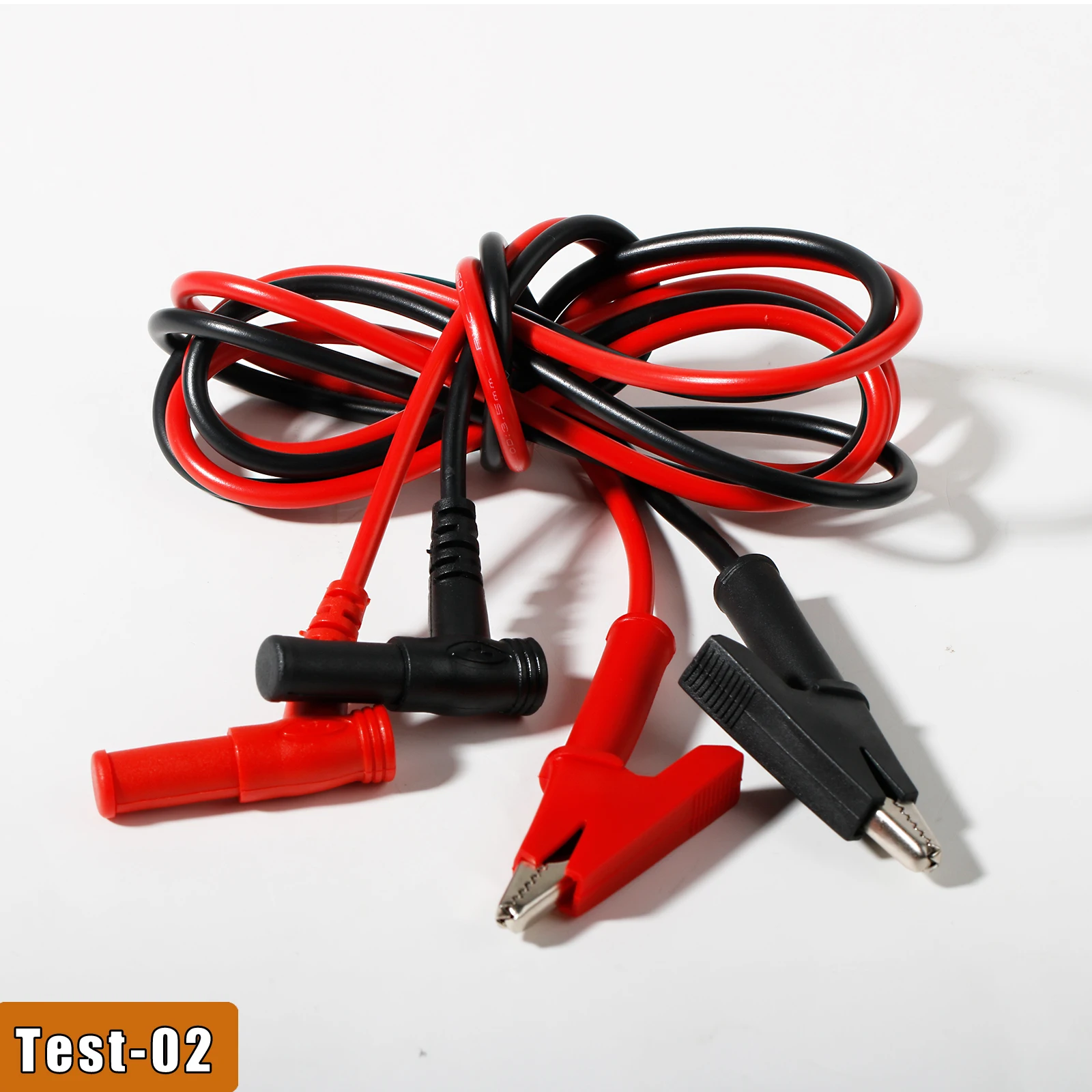 Multimeter meetsnoeren Alligator bananenstekker universele kabel met krokodillenklemmen - afbeelding 1