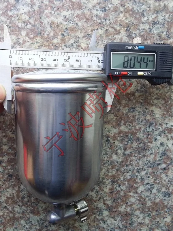 400ml aluminum upper pot spray gun aluminum pot 1/4 thread 3/8 interface W77 coating cup spray pot