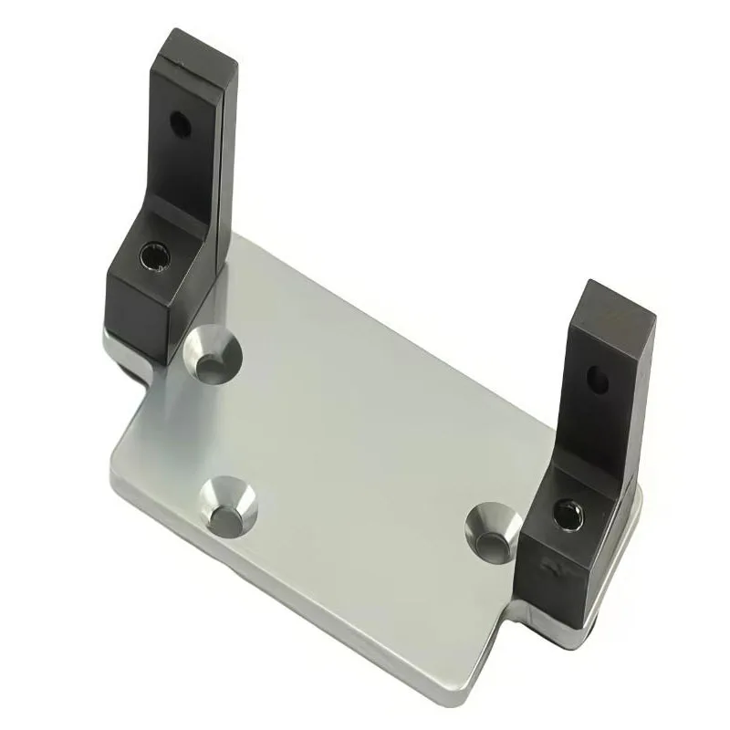 Custom Aluminum Mounting Bracket CNC Machined Precision Anodized Fixing Plate for Automation Testing Industrial Machinery