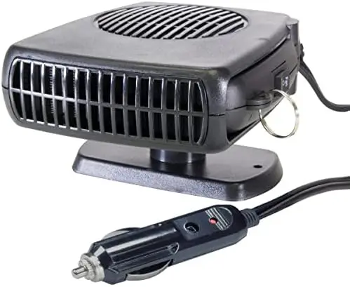 

Портативный автомобильный обогреватель-размораживатель SubZero 12650 12V – 2-в-1 для удаления запотевания лобового стекла автомобиля – черный