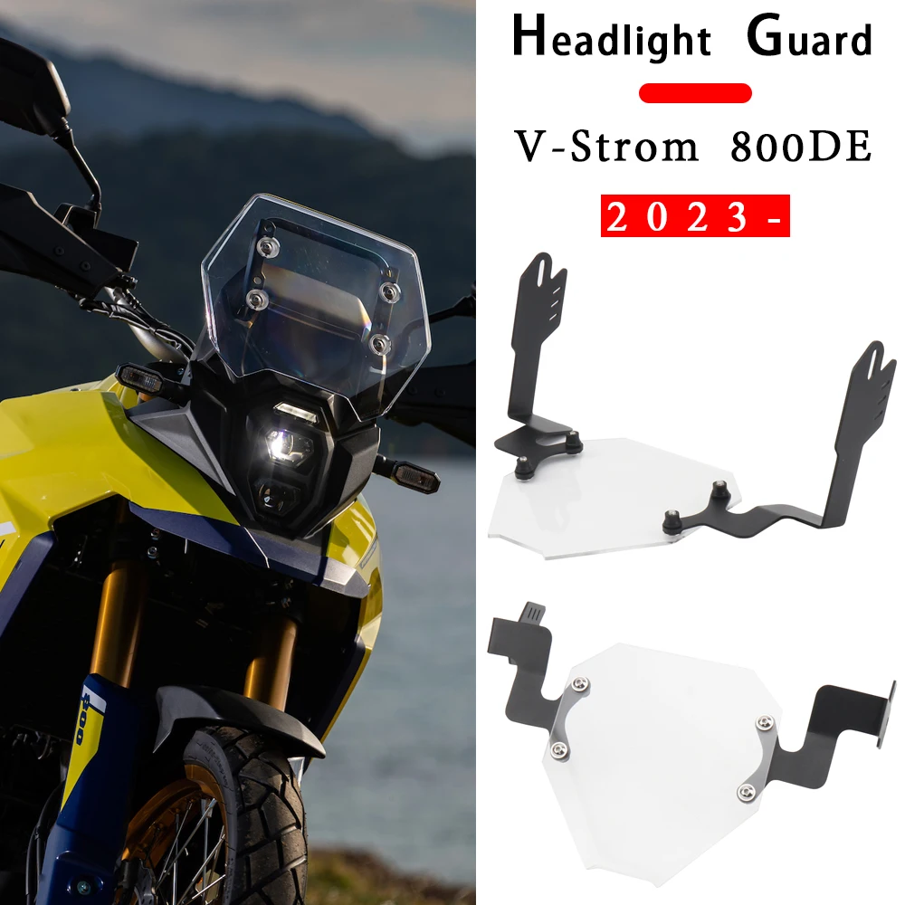 

For Suzuki V-strom 800de V-STROM 800DE Motorcycle Accessories V-Strom 800 DE 2023 2024 Headlight Cover Protection Guard Acrylic