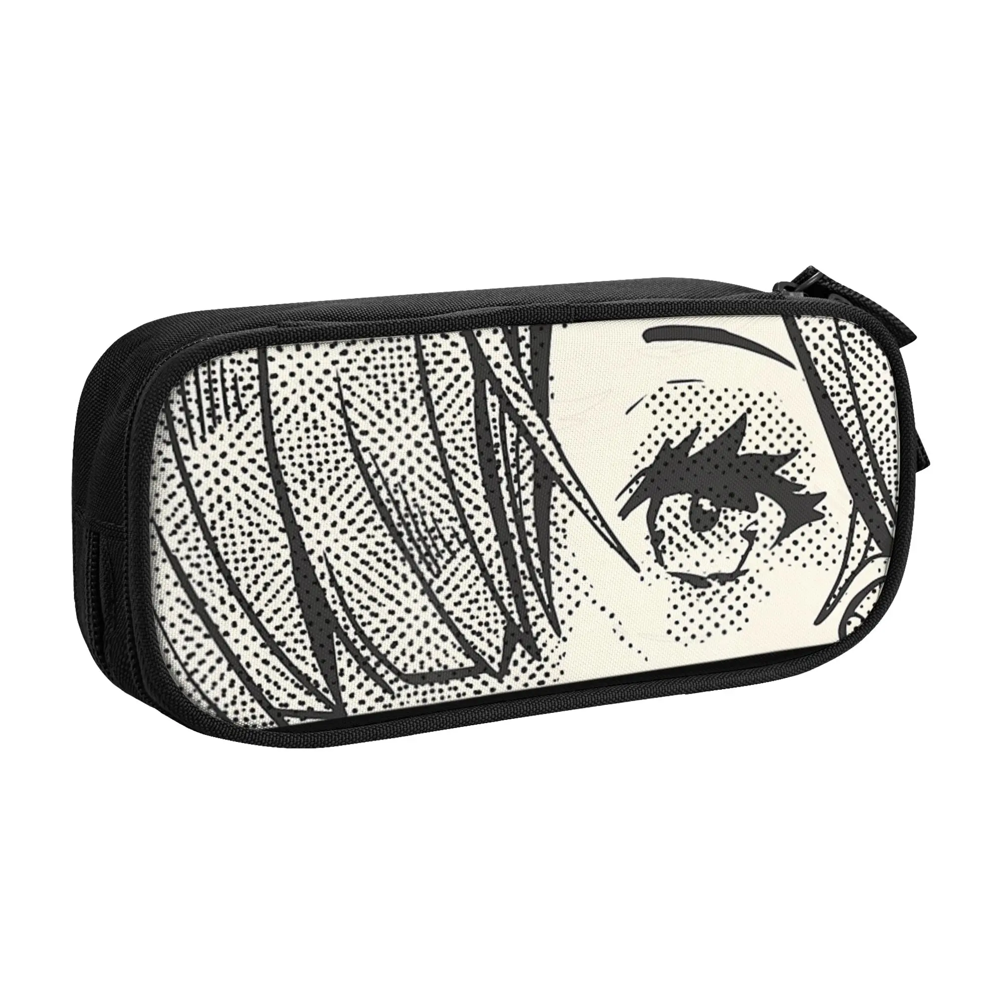 Large Capacity Bags for Child Cartoon Anime Girl Eyes Panel Manga Aesthetic Design  School Pencil Bag for Boys Gilrs Kids