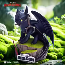 Genuine Beast Kingdom Dragon Taming Master Night Sha Toothless Small Figurine Figurines and Trendy Gift Items Model Gifts