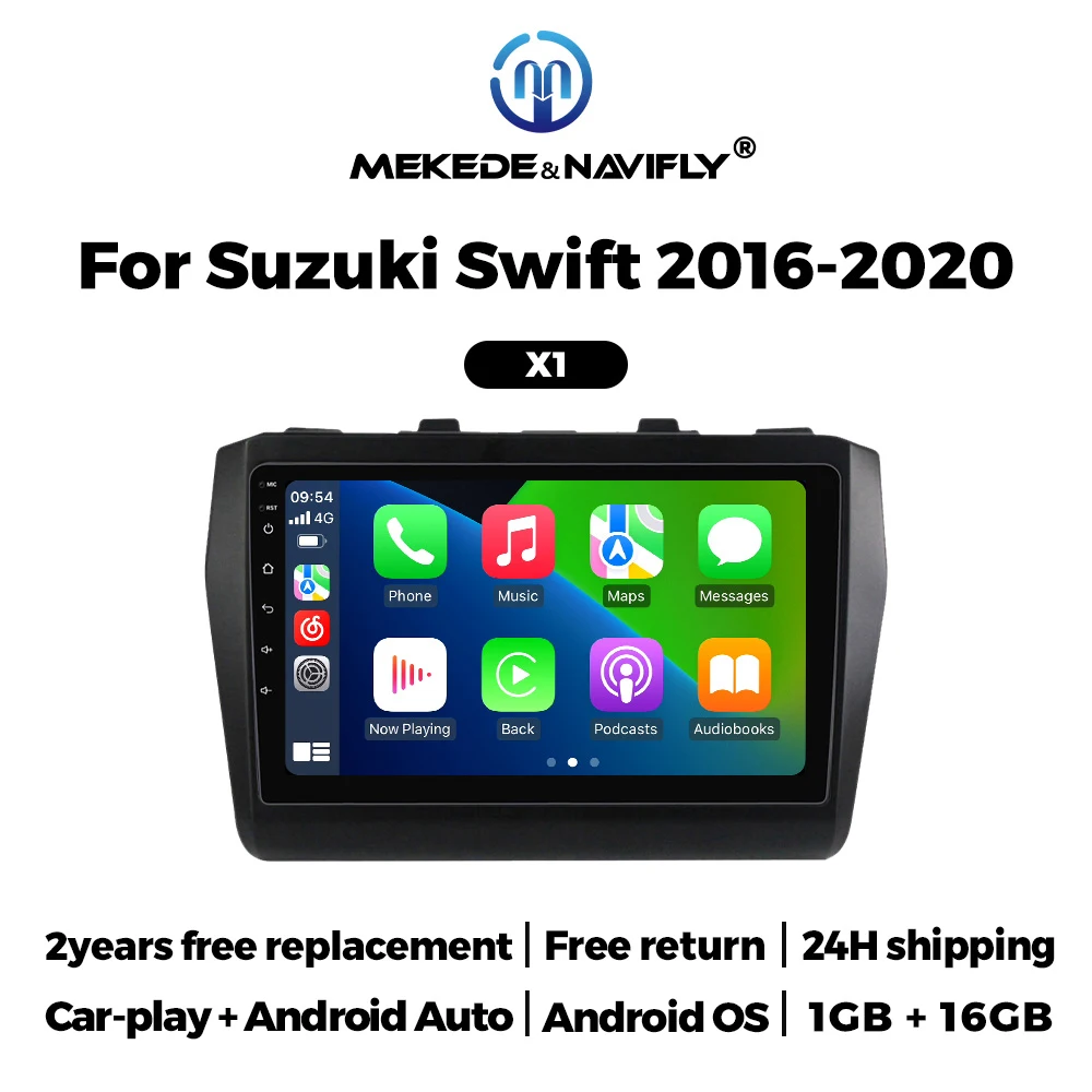 MEKEDE 2 Din Wireless CarPlay for Suzuki Swift 2016-2021 IPS Screen Car Radio GPS Autoradio Stereo Intelligent Car Audio System