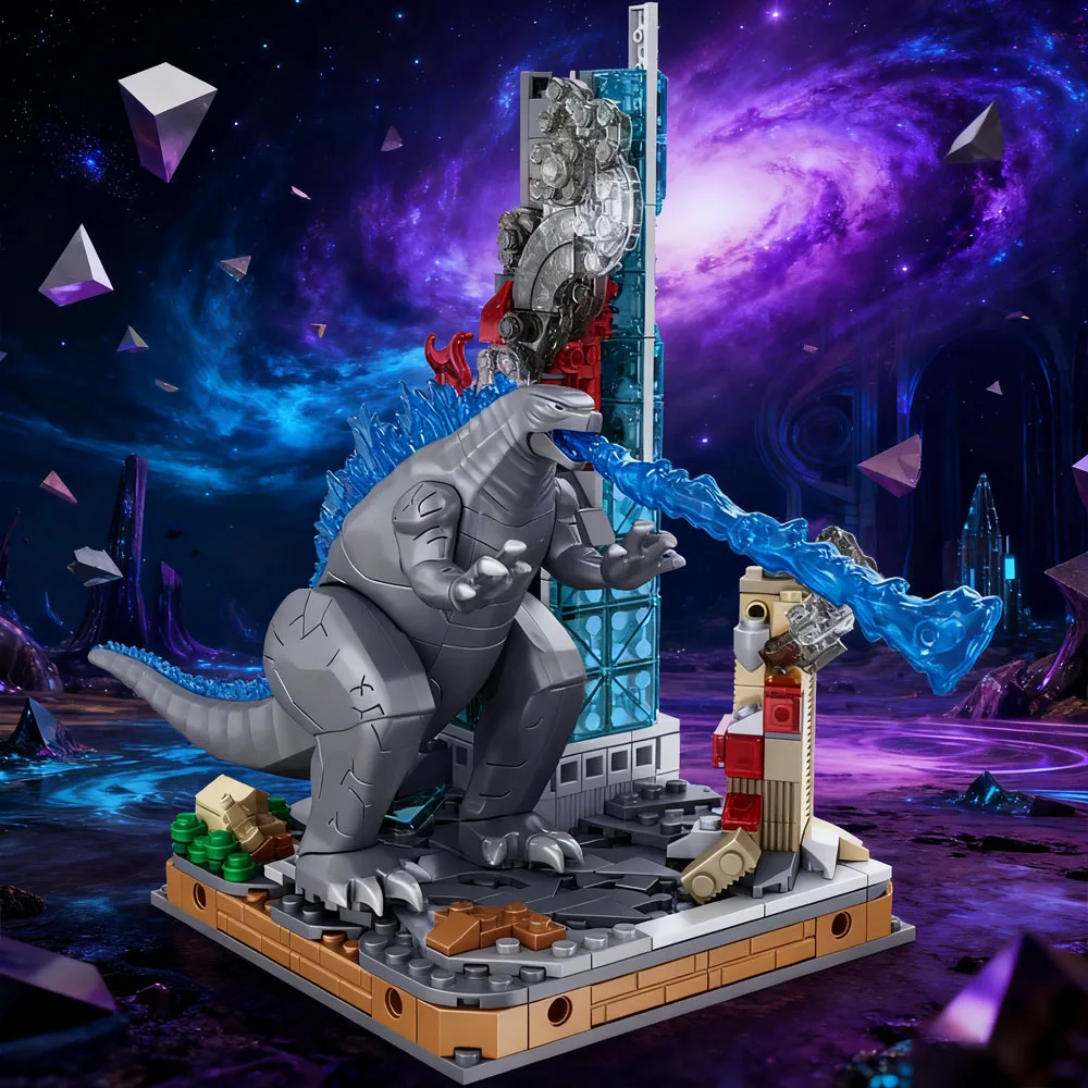 

Anime Monster Model dinosaur Building Blocks Set Create Architectural Masterpieces for Decoration Perfect Birthday Gifts