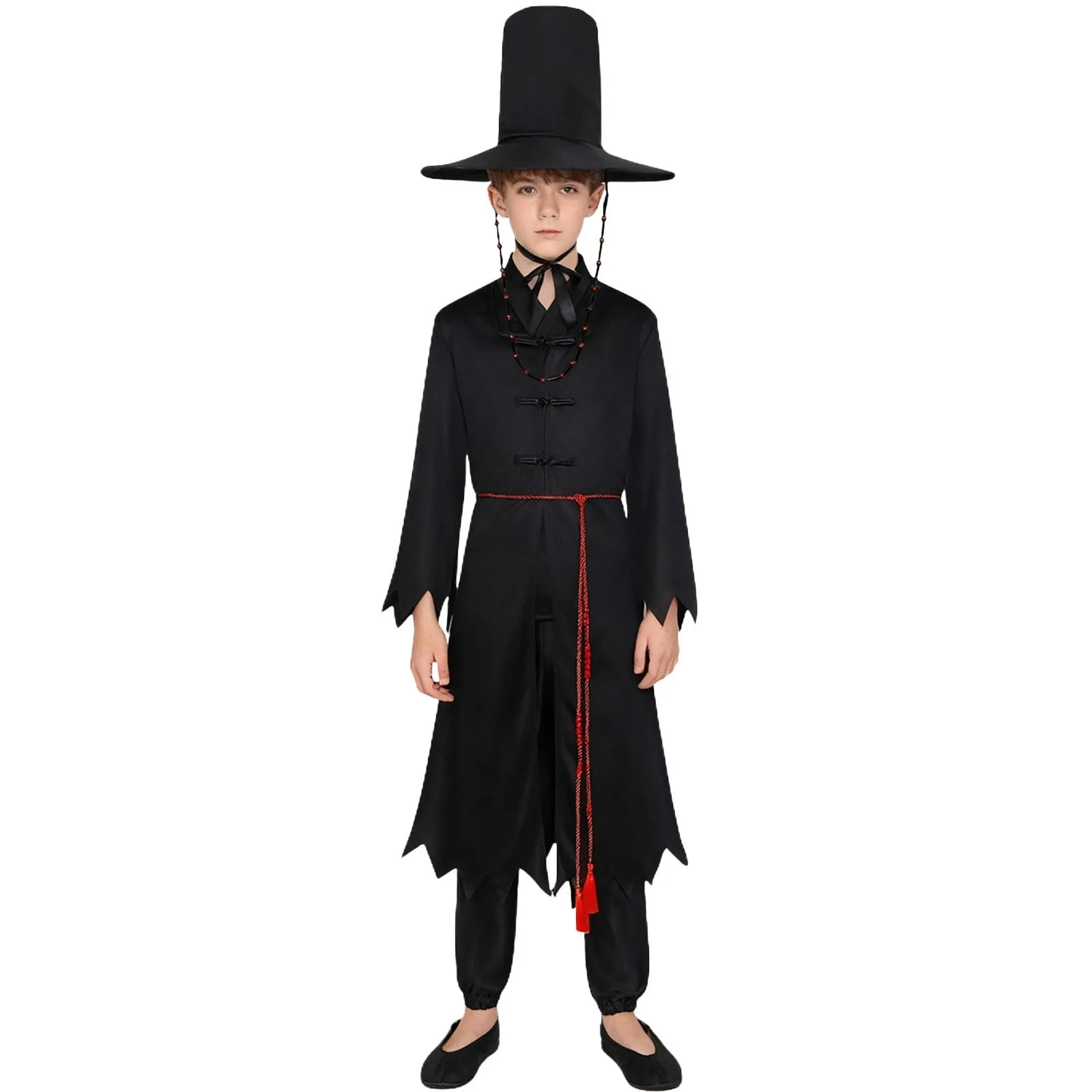 

Kpop Demon Hunters Kids Cosplay Costume Coat Suit Outfits Shirt Pants Belt Hat Halloween Carnival 2025 Ropa De NiñO 아동 상하복 세트