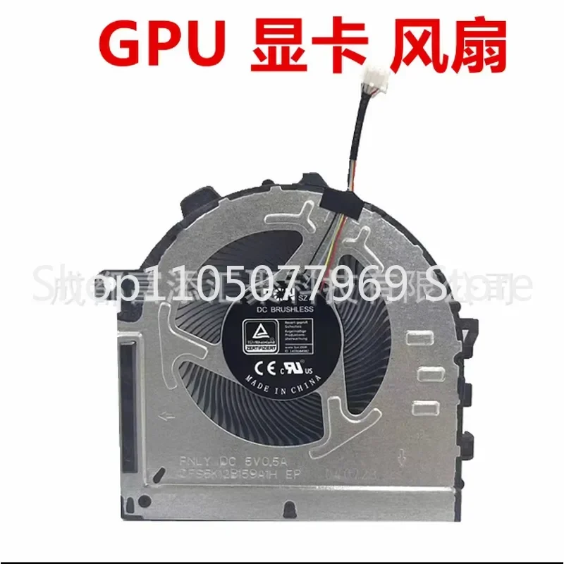 Ventilador de Repuesto para Lenovo IdeaPad Gaming 3-15ACH6 3-15IHU6 5H40S20431, Ventilador de CPU para Portátil, Reparación de Notebook