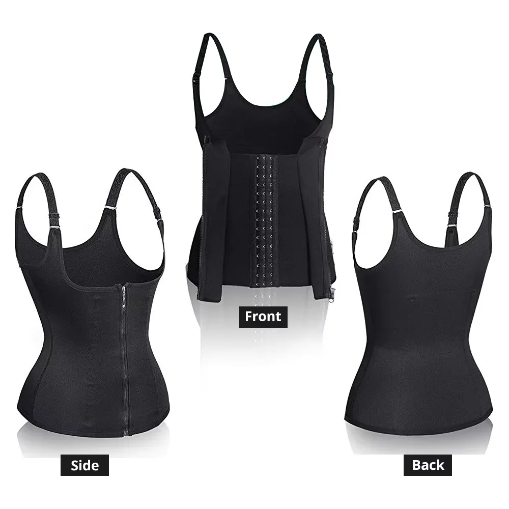 Women Shapewear Waist Trainer Push Up Slimming Vest Tummy Control Girdle Body Shaper Waist Cincher Corset Tank Top