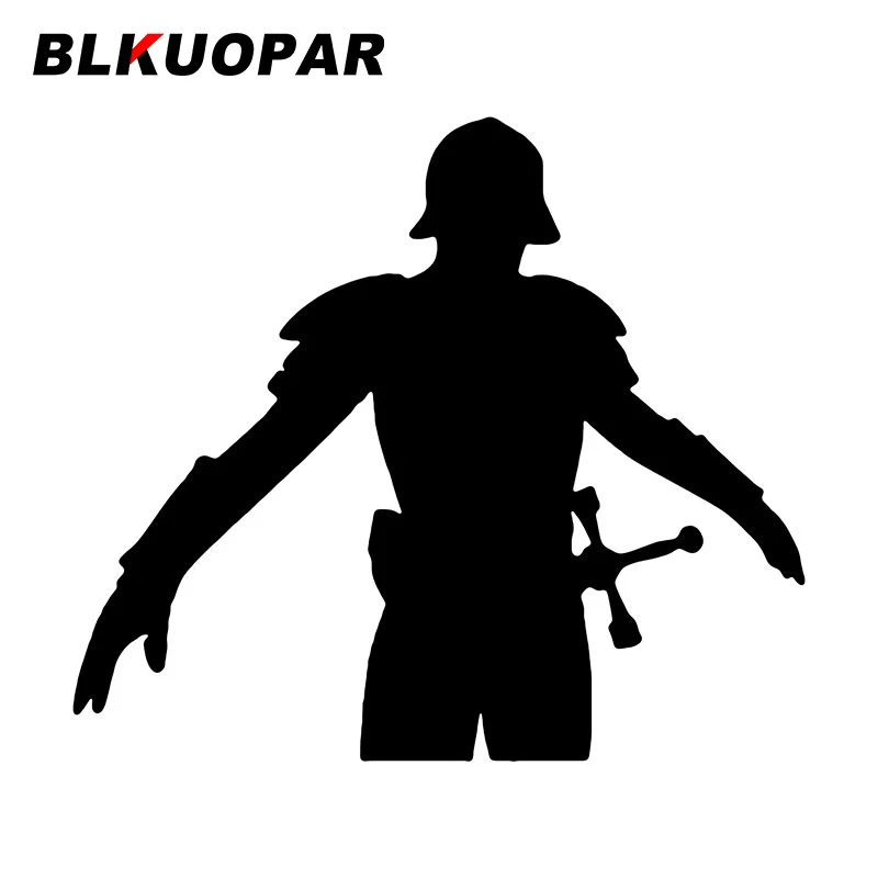 

BLKUOPAR красивый и храбрый рыцарь автомобильные наклейки средневековье наклейки устойчивые к царапинам вырезанные наклейки на лобовое стекло мотоцикла