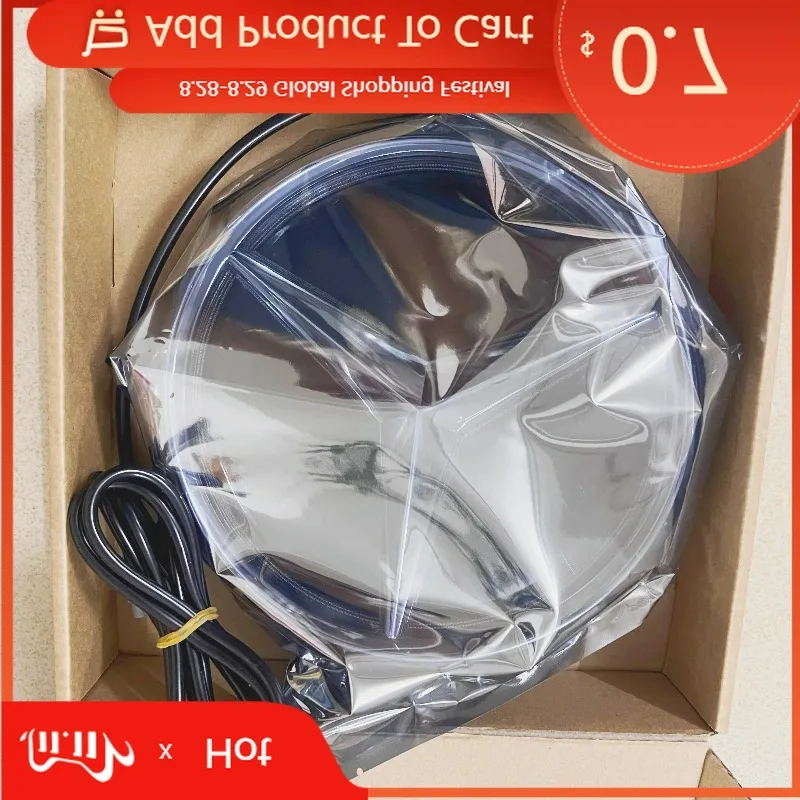 

2026 For MERCEDES-BENZ Car Sticker For Benz LED Style Grill Badge 3D Front For Benz W205 W212 W213 W204 ML W166 CLA C117 A W176