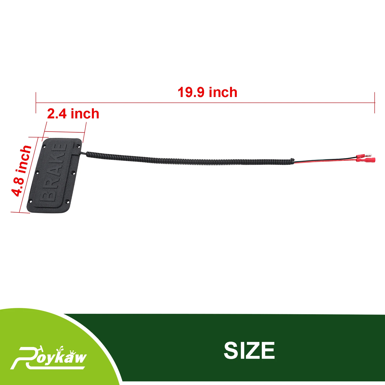 Roykaw Universal Golf Cart Brake Light Switch/Brake Pad Switch Compatible with EZGO Club Car Yamaha