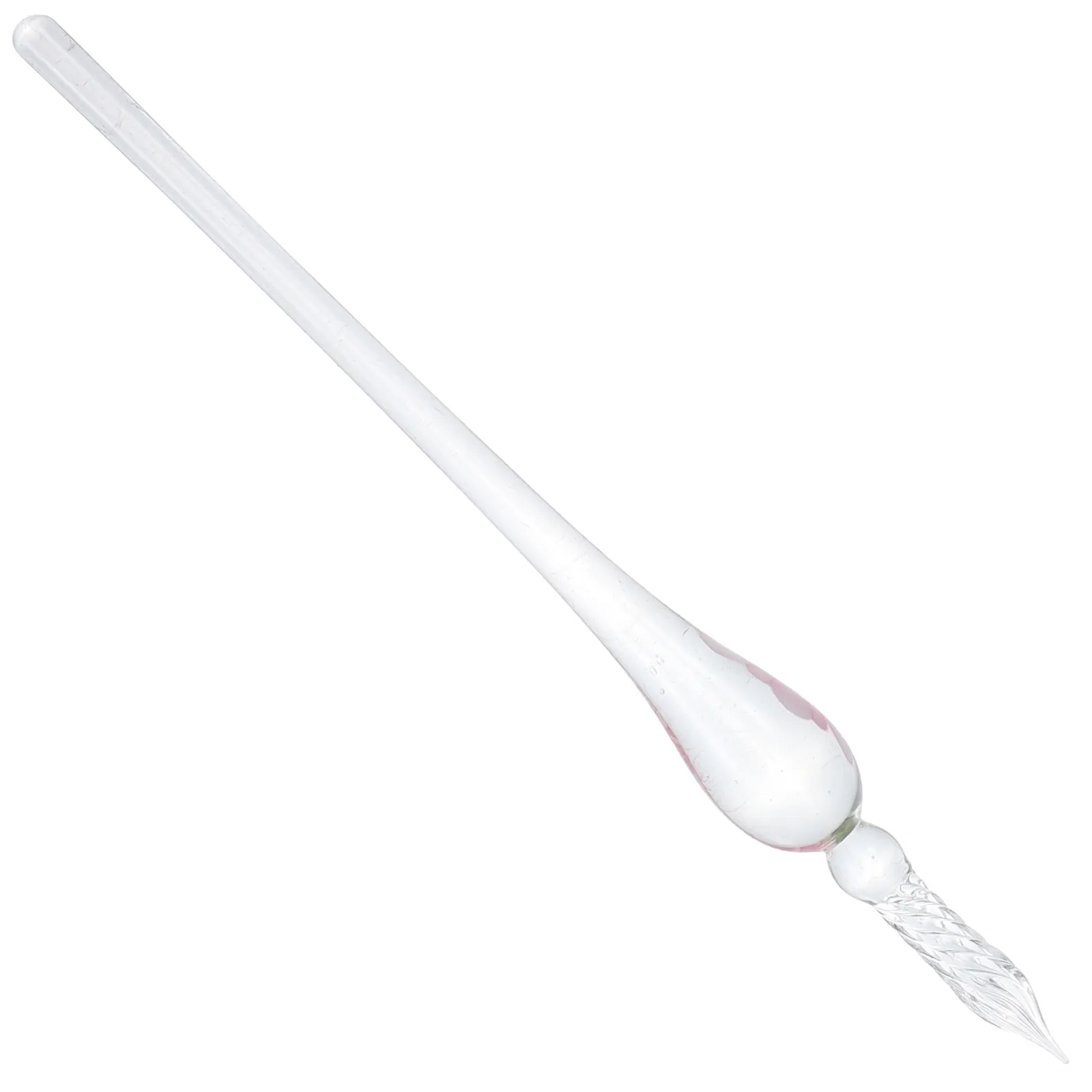 

Handmade Glass Dip Pen Elegant Crystal Clear Signature Calligraphy Drawing Practice Portable Vintage Novelty Gift for Graduation