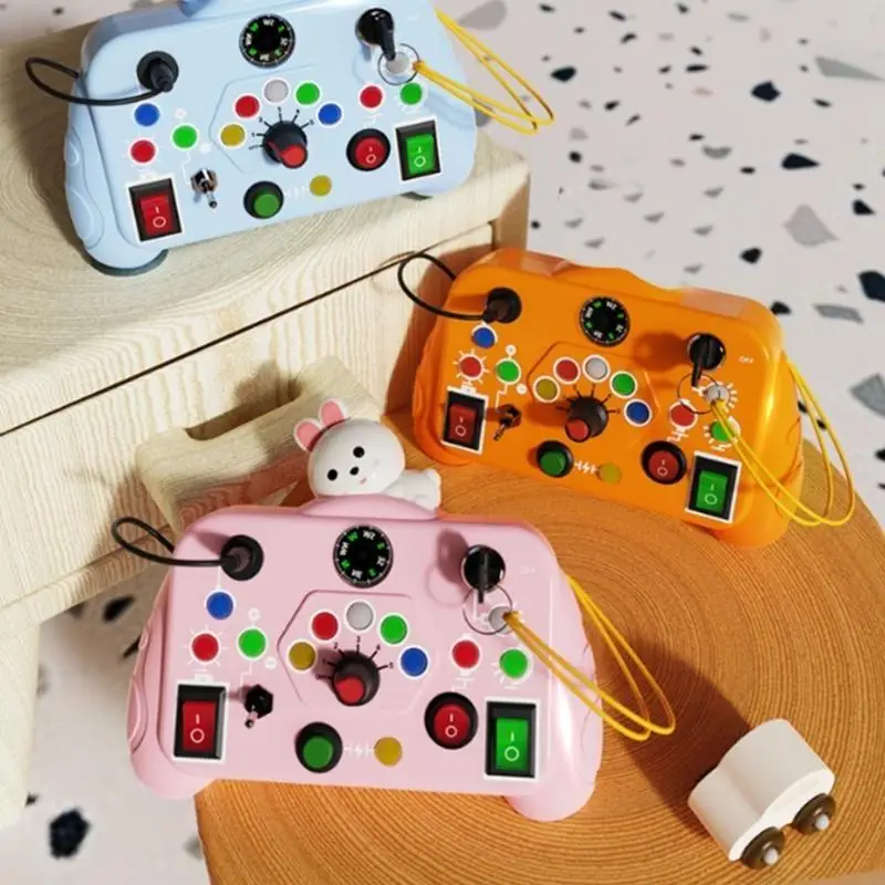 76HF Sensorisches Spielzeug Multifunktionales Brettspiel geschäftiges Spielzeugpraktikum zum Lernwerkzeug
