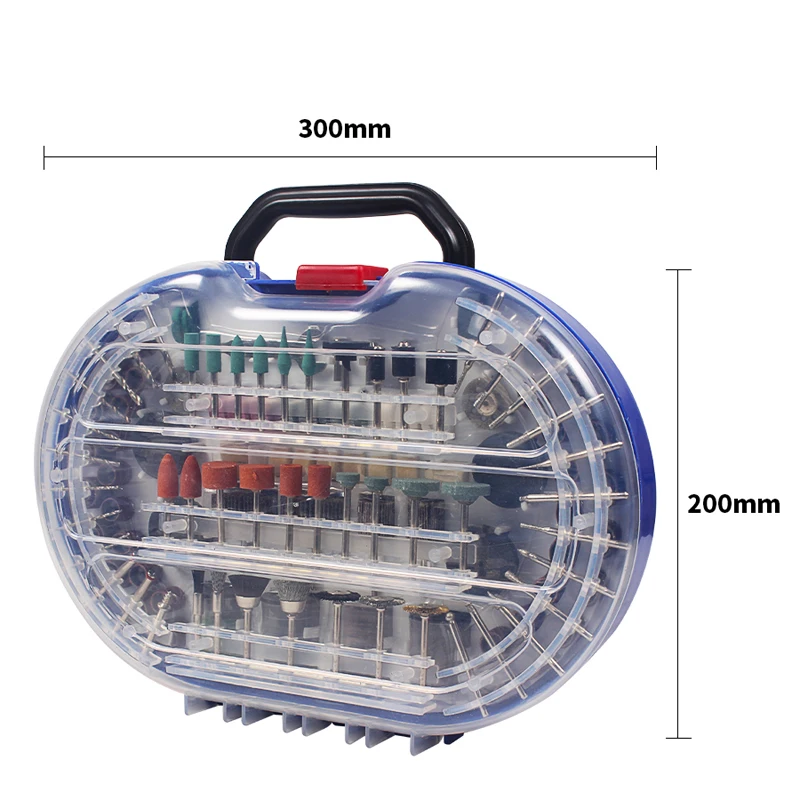 198/208/276PCS 3mm Rotary Tool Kit Bit Set For Dremel Tool Accessories for DIY Grinding Polishing Cutting Engraving
