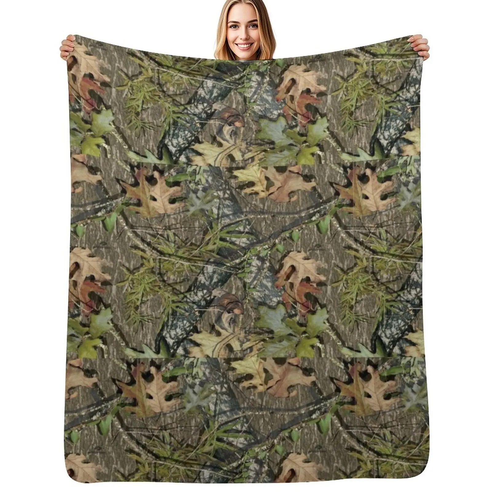 Mossy Oak Throw Blanket Luxury St warm for winter Sofa Quilt Hairys Weighted Blankets For Sofas Blankets