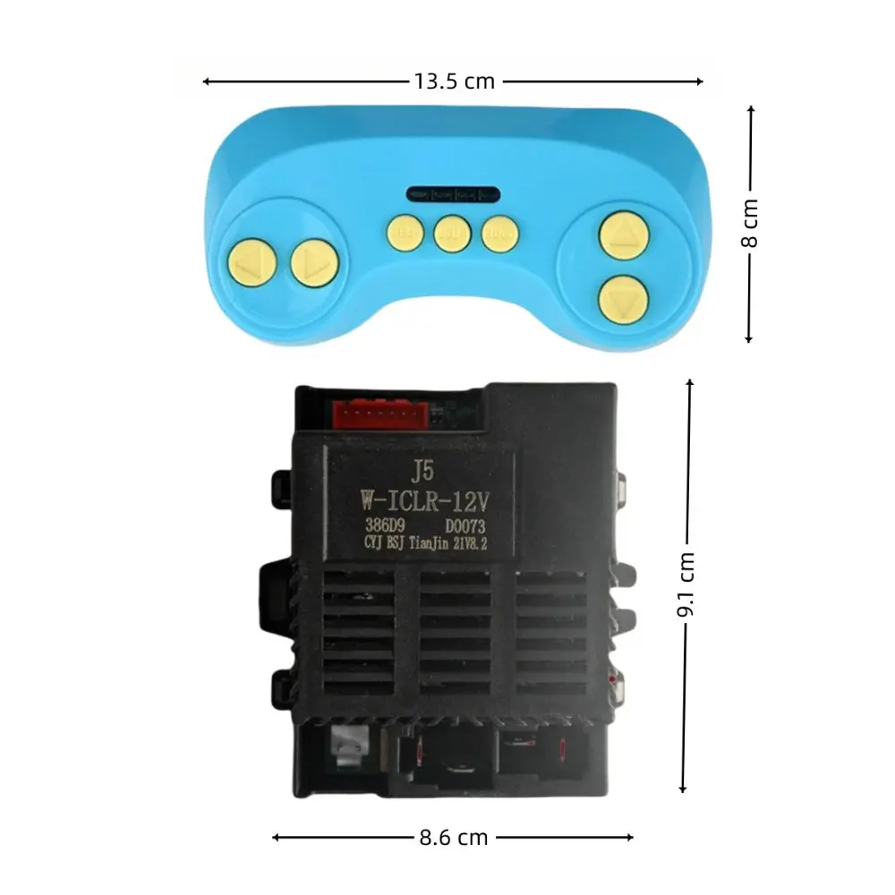 J5W-ICLR-12V Remote Control Plastic Blue Children's Electric Vehicle Receiver Controller Children's Car Accessories Main Board