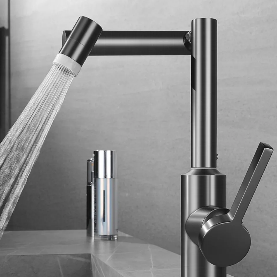 Waterfall Bathroom Faucet Matte Black Toilet Faucets for 1 or 3 Hole Bathroom Sink Faucet Mixer Tap Washbasin Faucet with Deck
