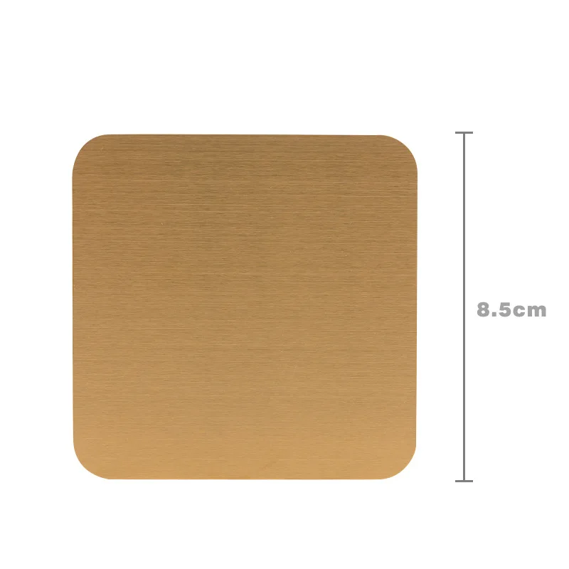 Ins Scandinavian Stainless Steel Coaster Heat Insulation Waterproof Oilproof Mats Home and Decoration Kitchen Utensils