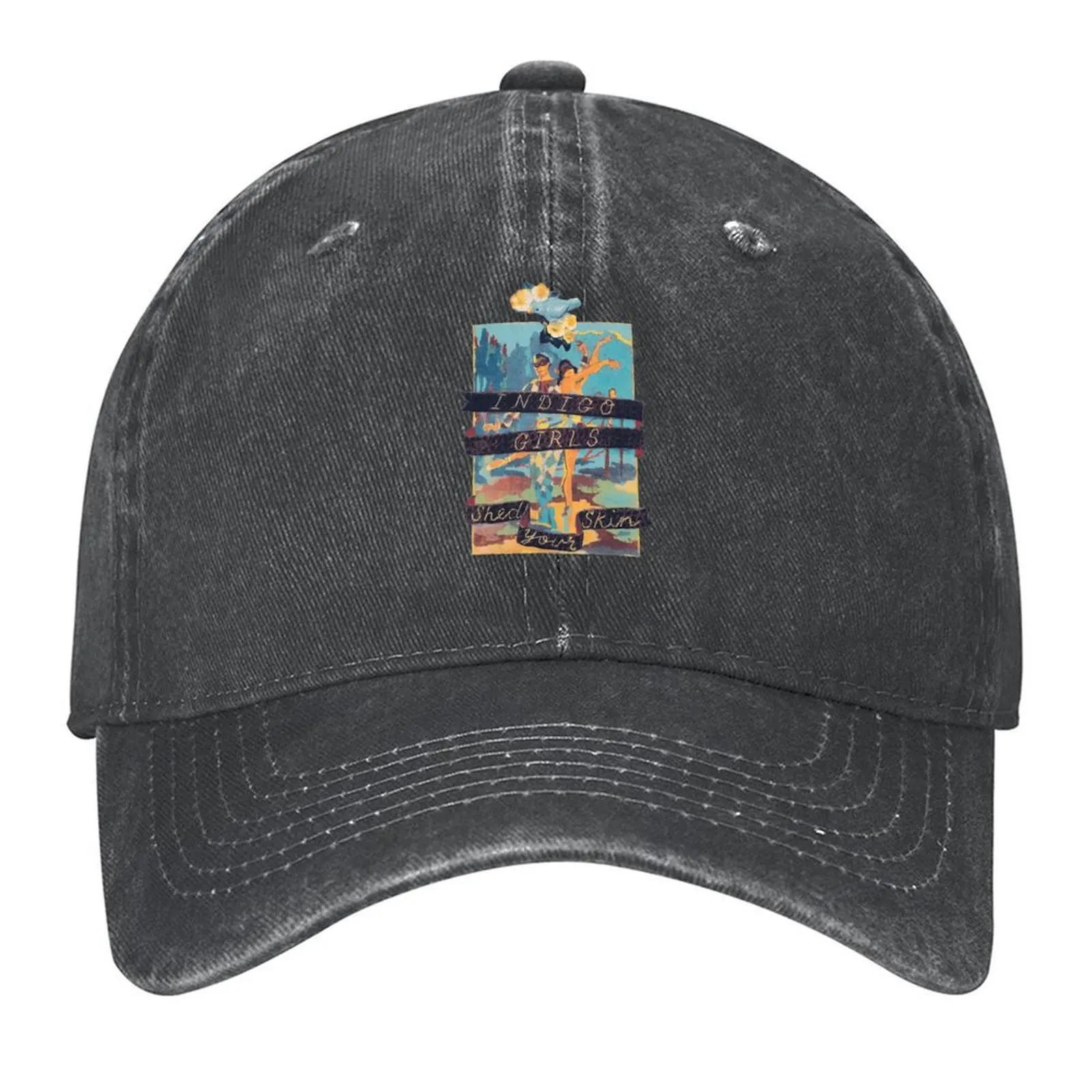 

Vintage 90s Indigo Girls Band Baseball Cap Thermal Visor men's big size hat Anime Hat New In Hat Women's 2025 Men's