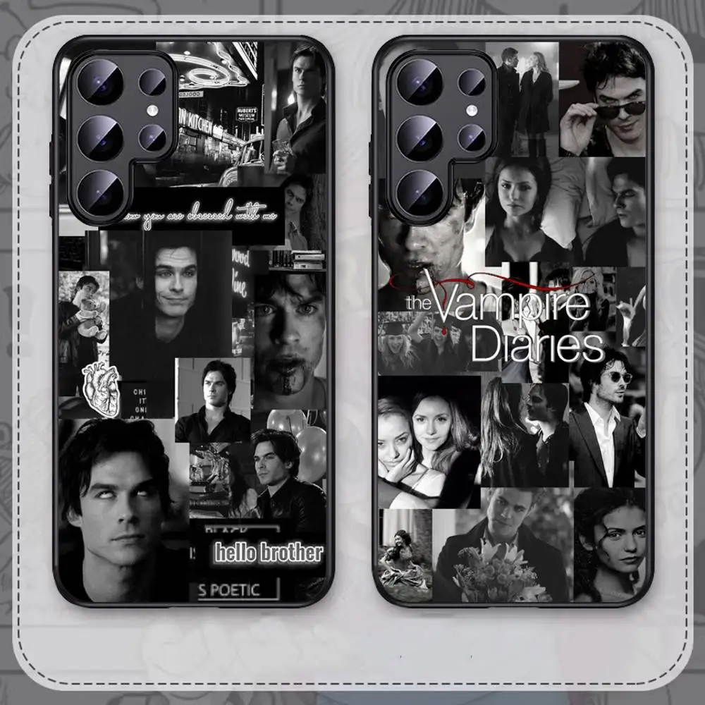 The Vampire Diaries Damon Salvatore Phone Case For Samsung S 24 fe 25 Ultra plus 20 lite 21 30 22 23 24 22 Ultra 5G Fundas