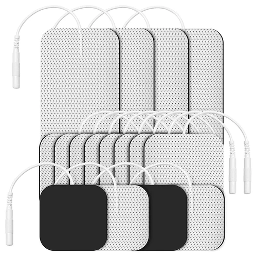 Almohadillas de electrodos para fisioterapia, Gel conductor Tens EMS, estimulador muscular eléctrico, accesorios para masajeador corporal, parches de relajación, 50 o 4 piezas
