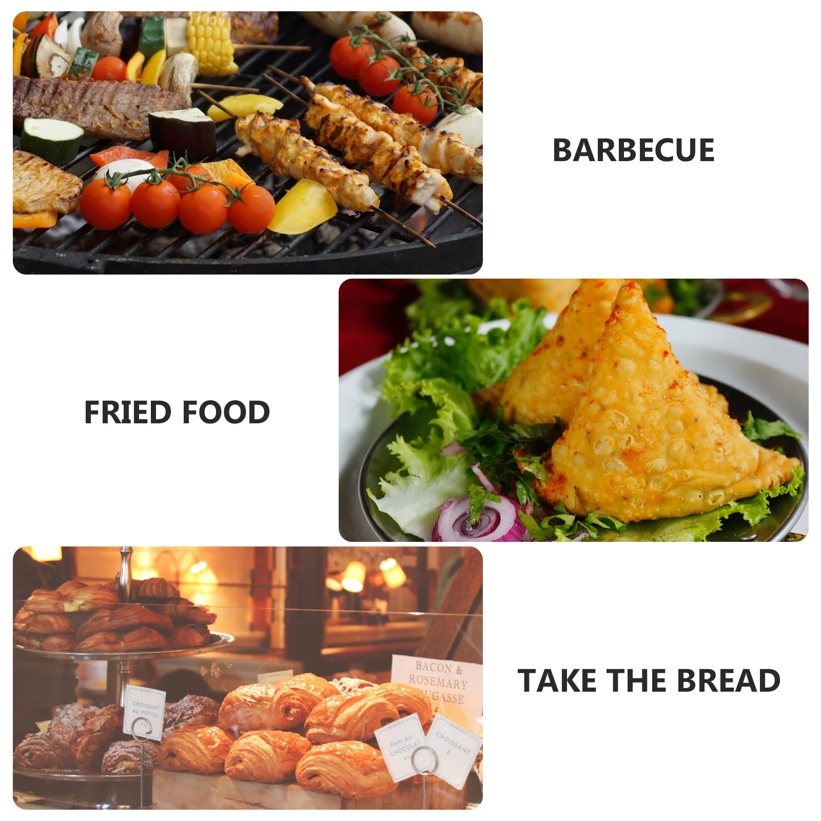 

1pcs Stainless Steel Bbq Tong Ergonomic Handle Anti-Slip Design Outdoor Barbecue Tool Kitchen Supplies Multi-Function Food Clip