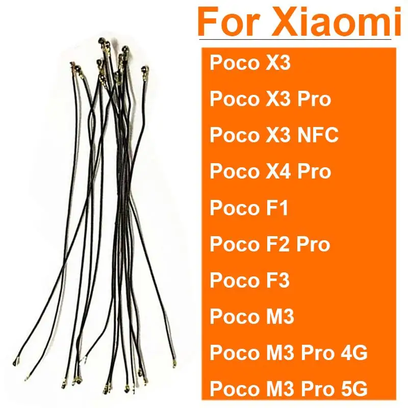 Cable flexible de antena de señal Wifi para Xiaomi Pocophone F1 Poco M3 Poco X3 NFC F2 Pro F3 GT, pieza de reparación de Cable flexible Wifi