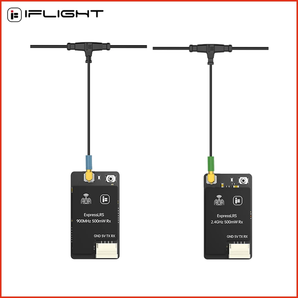 IFlight 2.4GHz/900MHz 500mW ExpressLRS ELRS Receiver Rx With Antenna