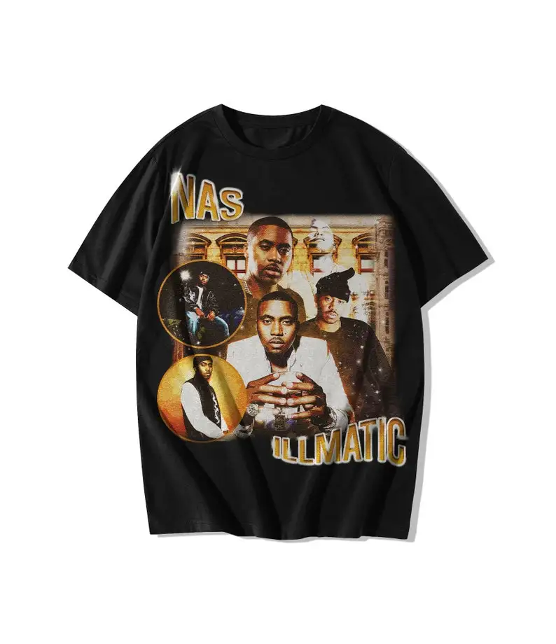 

Vintage Nas, NasTshirt, NasT-shirt, Merch Tour Hip Hop Rap Tee T Shirt