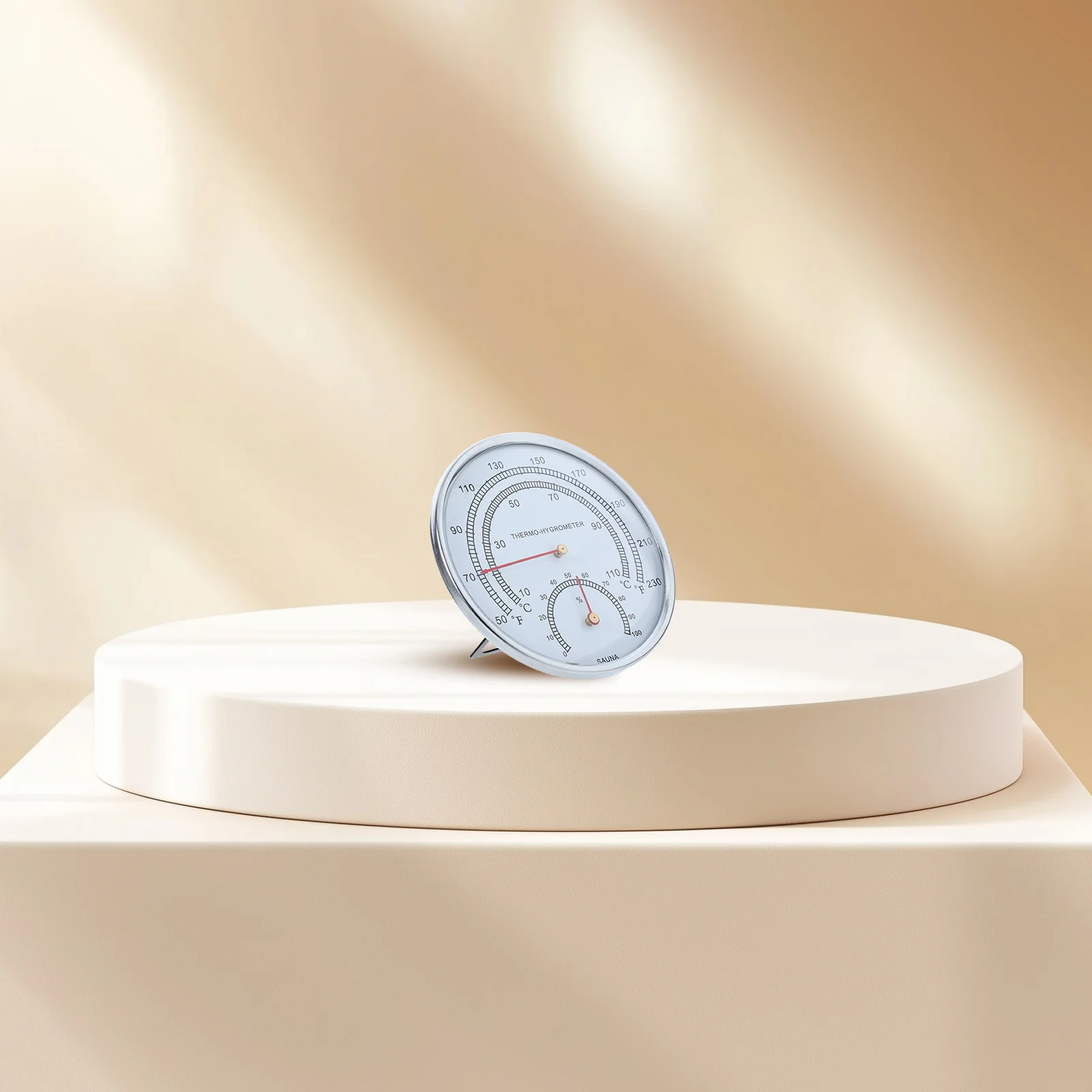 عالية الدقة ساونا ميزان الحرارة الرطوبة عرض كبير دائم موثوقة المنزل ساونا الملحقات داخلي مقياس الرطوبة البخار