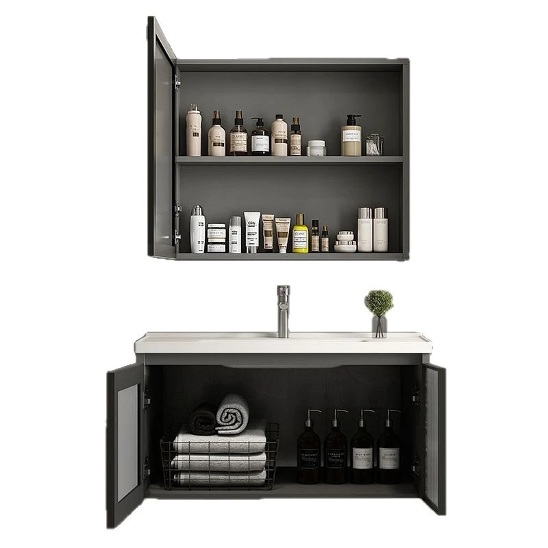 80cm Bathroom Vanity Cabinet Without Mirror, Meuble Vasque Salle De Bain Clearance Sale Spacious Storage Furniture for Hom8