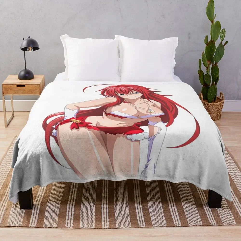 

High School DxD - Плед с изображением Риас Гремори, устойчивый к выцветанию, прочный плед