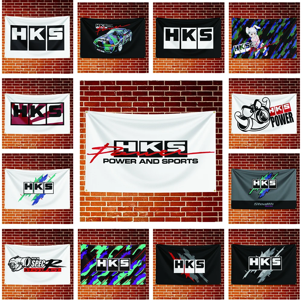H-H-KS Flag Banner For Fan Cave Watch Party Tailgate Gathering Indoor Outdoor Backyard Home Festival Ornament Supply