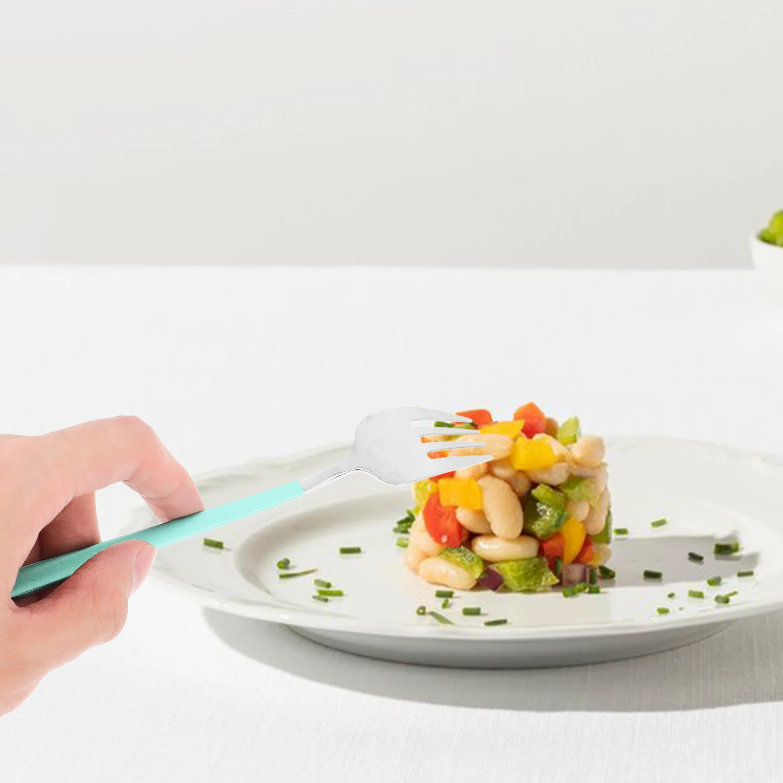 

3 pcs 304 Stainless Steel Cutlery Set Portable Fork Spoon Chopsticks Outdoor Camping Tableware Kit For Adults Blue