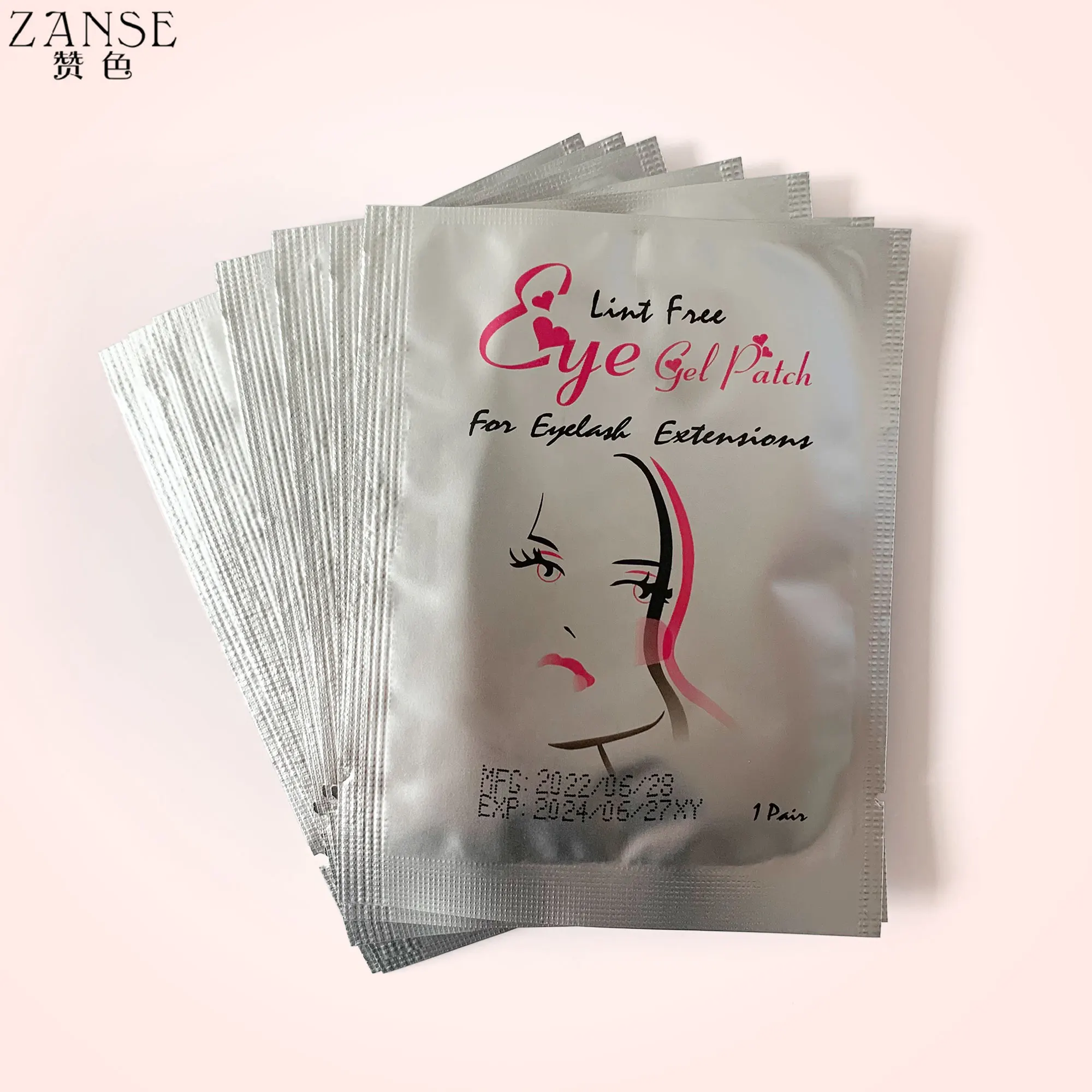 ZANSE 10/20/50 Pairs Eyelash Extension Patches Under Eye Pads Grafting Paper Eye Gel Sticker Wrap Eyelash Supplies maquiagem