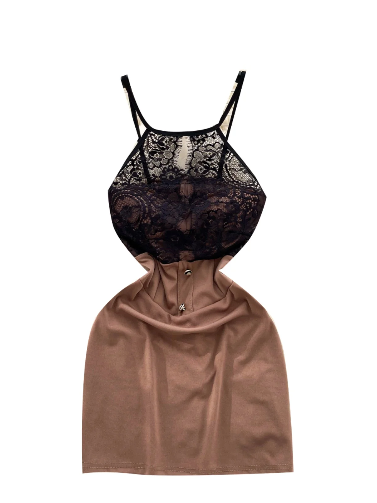 Retro Luksusowa Damska Sukienka z Paskiem, Koronkowa, Modelująca Talia, Unikalna Spódnica w Kształcie Litery A, Do Noszenia w Każdym Sezonie